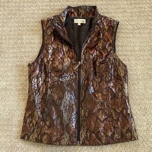 Vintage Sport Haley Animal Print Golf Vest